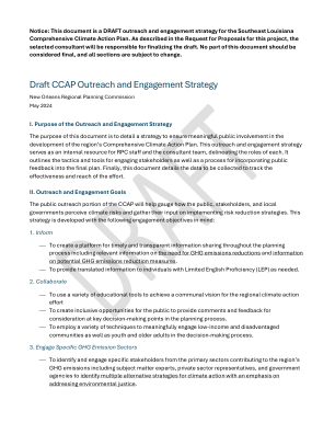 CCAP 外展和参与策略草案